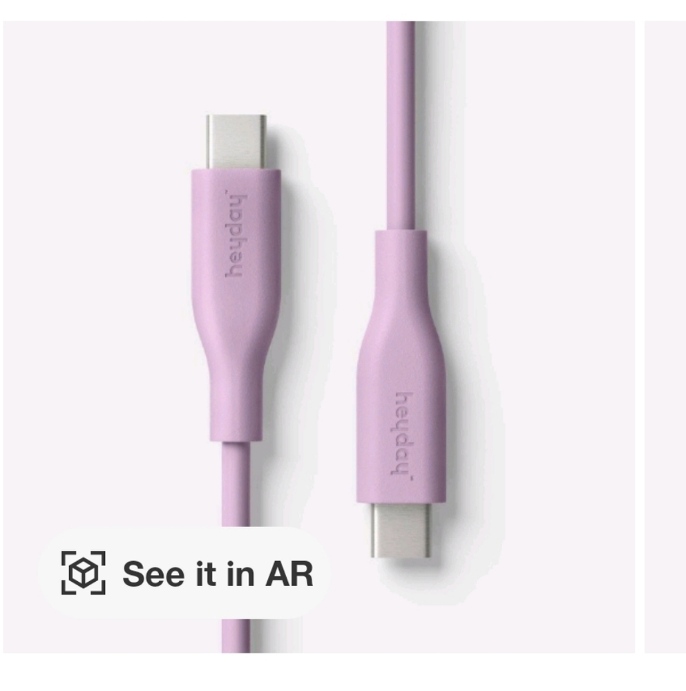 Heyday Purple USB-C Charging Cable for Cell Phones
